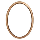 Marco de bronce para fotocerámica oval - diferentes medidas - Para pared - 238