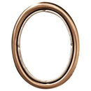 Ovaler Fotorahmen aus Bronze - verschiedene Größen - Wandmontage - 246