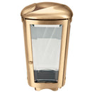 Farol portavelas para cementerio 26cm - De bronce, fijación a suelo 2485