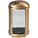 Farol portavelas para cementerio 26cm - De bronce, fijación a suelo 2486