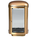 Farol portavelas para cementerio 26cm - De bronce, fijación a suelo 2488