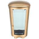 Farol portavelas para cementerio 26cm - De bronce, fijación a suelo 2490