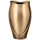 Jarrón para lapidas y nichos de cementerio 20cm - En bronce, con deposito interior - De suelo 2605/R