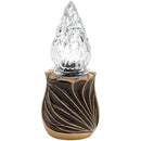 Votivlampe 18cm - Bronze emailliert, Standleuchte 2634