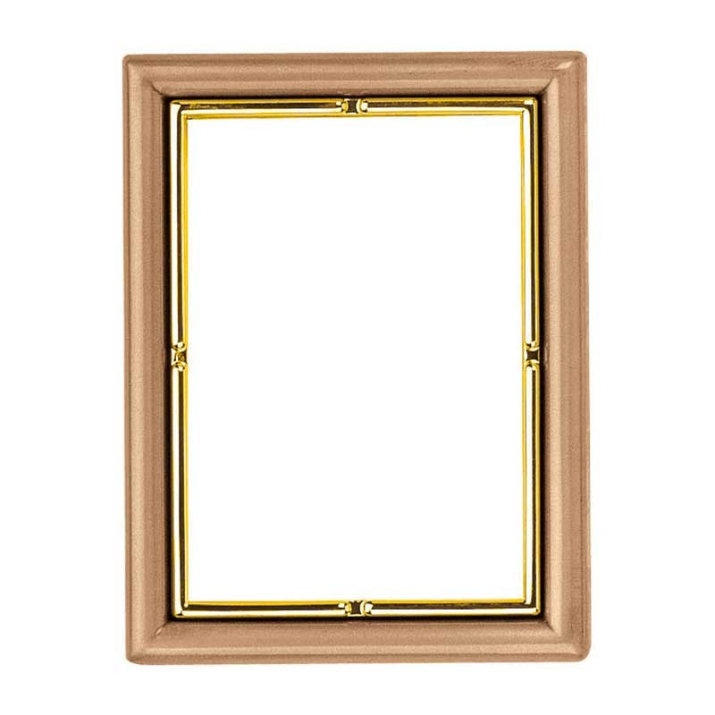 Cornice in bronzo per fotoceramica rettangolare - varie misure - A parete - 264