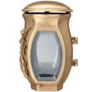 Farol portavelas para cementerio 19cm - De bronce, fijación a pared 280229/F