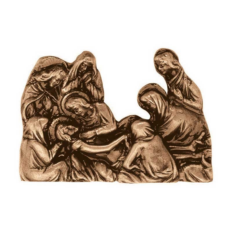 Bronzetafel Dekoration - Deposition 10x15cm - Wandanwendung 3006