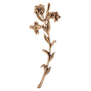 Figuras para nichos - Lirio de Bronce 42,5cm - Fijación a pared 3011