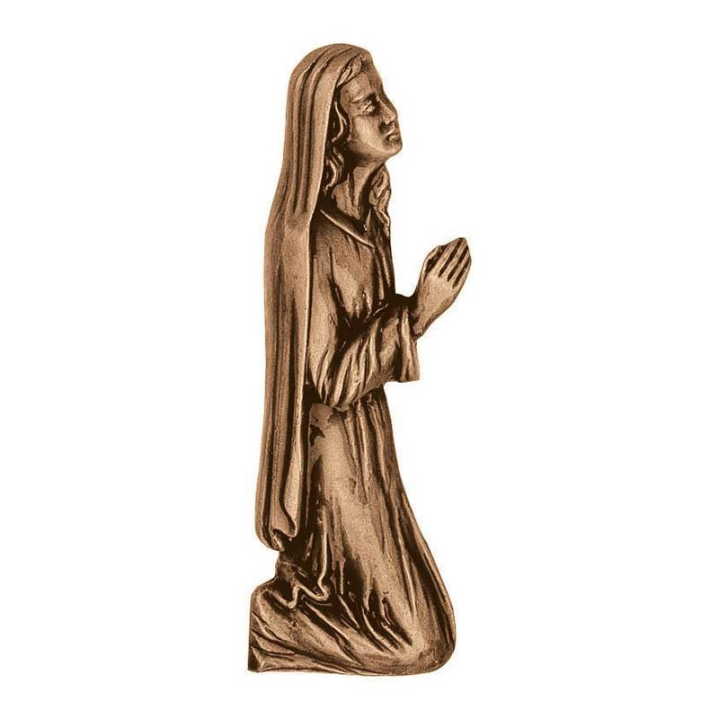 Bronzetafel Dekoration - Madonna 21,5cm - Wandapplikation 3018