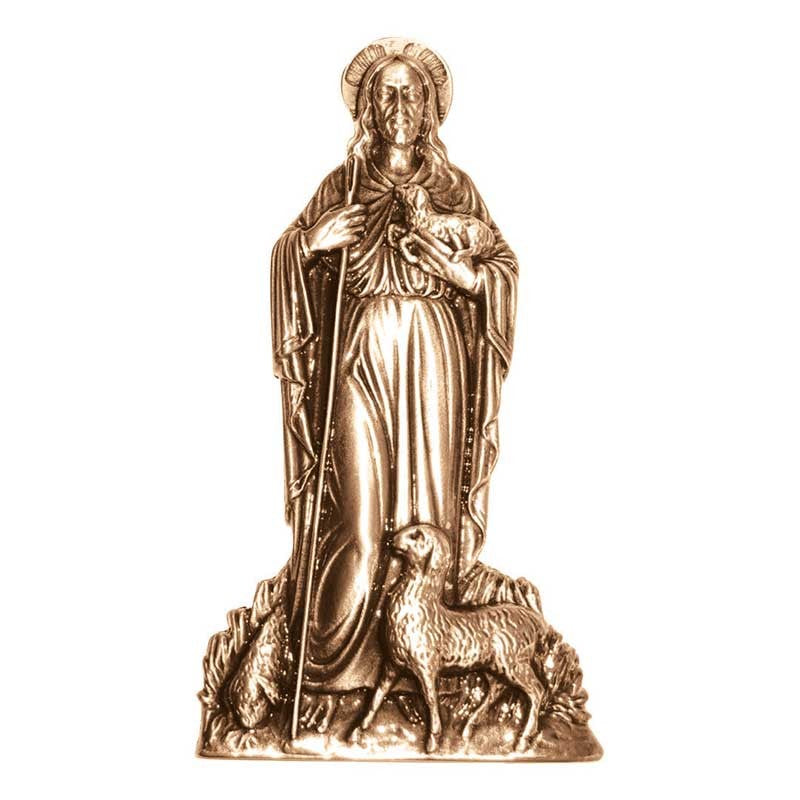 Bronzetafel Dekoration - Christus 19.5x11cm - Wandapplikation 3055