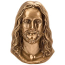 Plaque décorative en bronze - Christ 19x12cm - Application murale 3073