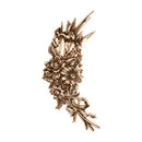 Figuras para nichos - Flores de Bronce 29x14cm - Fijación a pared 3109