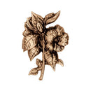 Figuras para nichos - Flores de Bronce 9cm - Fijación a pared 3128