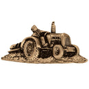 Figuras para nichos - Tractor de Bronce 17x8,5cm - Fijación a pared 3163
