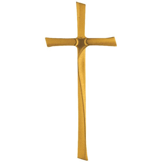 Grabsteinschmuck - Kruzifix mit Christus 20x40cm - Bronze, Wandmontage 335724/C