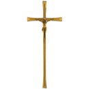Figuras para nichos - Cruz con Cristo de Bronce 19x48cm - Fijación a pared 331929/C