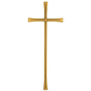 Figuras para nichos - Cruz con Cristo de Bronce 19x40cm - Fijación a pared 335124/C