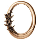 Marco de bronce para fotocerámica oval - diferentes medidas - Para pared - 344