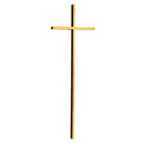 Figuras para nichos - Cruz de Bronce 5x10cm - Fijación a pared 3510