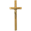 Figuras para nichos - Cruz con Cristo de Bronce 17x40cm - Fijación a pared 3537/C