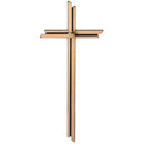 Figuras para nichos - Cruz de Bronce 7x15cm - Fijación a pared 3556/IND