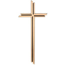 Decoraciones para lápidas - Crucifijo 18x40cm - Bronce, de pared 3557