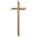 Figuras para nichos - Cruz de Bronce 18x40cm - Fijación a pared 3557/IN