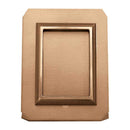 Marco de bronce para fotocerámica rectangular - diferentes medidas - Con pié - 