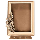 Rechteckiger Fotorahmen aus Keramikbronze - verschiedene Größen - Freistehend - 378