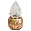 Lámpara votiva para osarios 12,5x7cm - Bronce, de pie 718