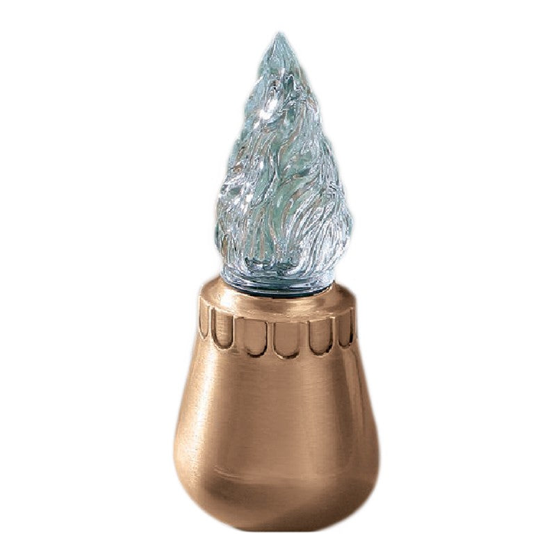 Lampe votive 20x9cm - Bronze, sur pied 761