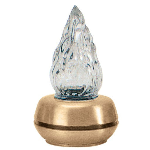 Lampe votive encastrée, 16x9,5cm - Bronze, terre 50152