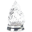 Flamme für Votivlampe 4x9cm - Kristallflamme mit Chromsockel