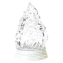 Flamme für Votivlampe 4x9cm - Kristallflamme mit Chromsockel