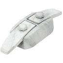 Chiavarda ancorante di fissaggio per nicchie e lapidi – In bronzo Marmorizzata Weiß da 15,9x4,7cm - Modello 651955/MW