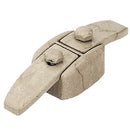 Chiavarda ancorante di fissaggio per nicchie e lapidi – In bronzo Marmorizzata Botticino da 14,5x4,7cm - Modello 651960/MB