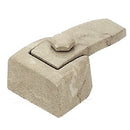 Chiavarda ancorante di fissaggio per nicchie e lapidi – In bronzo Marmorizzata Botticino da 8,3x4,7cm - Modello 651979/MB