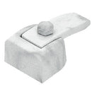 Chiavarda ancorante di fissaggio per nicchie e lapidi – In bronzo Marmorizzata Weiß da 8,3x4,7cm - Modello 651979/MW