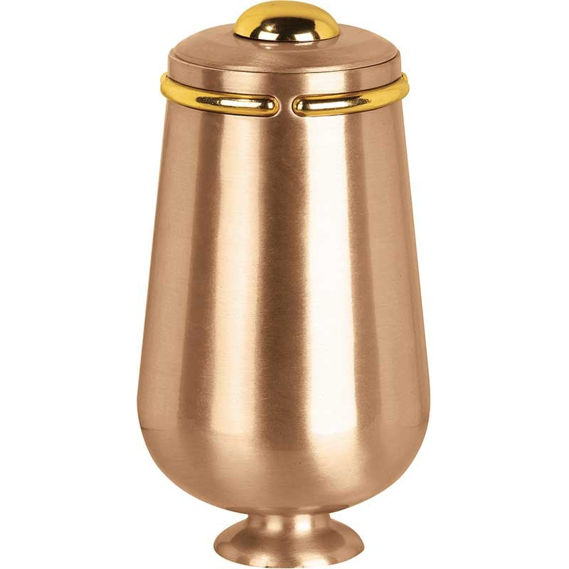 Urne cinéraire en bronze 22cm - Pour conserver les cendres du défunt à la maison ou au cimetière 7014