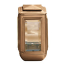 Farol portavelas para cementerio 17x10cm - De bronce, fijación a pared 405