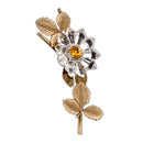 Figuras para nichos - Rama ConLirio Copo De Nieve de Bronce 12cm - Fijación a pared 300108