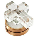 Cristales para la decoración de lapidas - Cruz de cristal 8cm