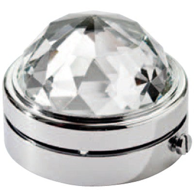 Fiamma per lampada votiva - Mezzasfera in cristallo 6cm