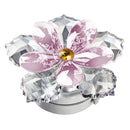 Cristales para la decoración de lapidas - Lirio De Agua de cristal rosa 10cm