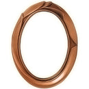 Oval Foto Keramik Bronze Rahmen - 9x12cm - Wandmontage - Knospe
