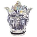 Tulipa en cristal para lamparas - Campánula de cristal iridiscente 9cm