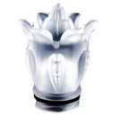 Tulipa en cristal para lamparas - Campánula de cristal cepillado 10,5cm