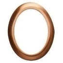 Ovaler Fotorahmen aus Bronze - verschiedene Größen - Wandmontage - Wirbel