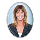 Fotocerámica funeraria oval - Fotonicho personalizable para cementerio en diferentes medidas