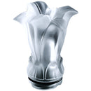 Tulipa en cristal para lamparas - Lirio de cristal cepillado 10,5cm